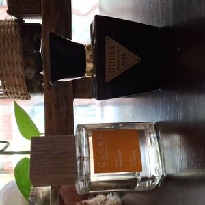 Clean Reserve Hair fragrance and Guess perfume